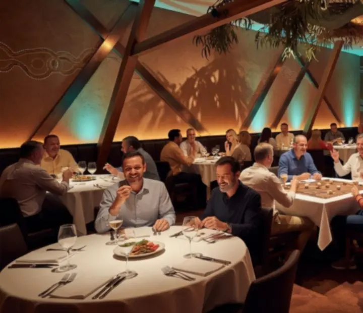NAXSOL ENTERPRISES LTD event space prepared for a lively group restaurant night